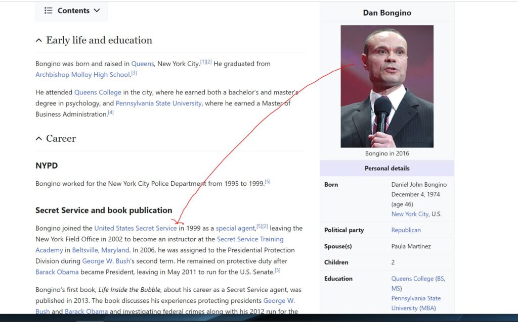 Dan Bongino Secret Service Rat