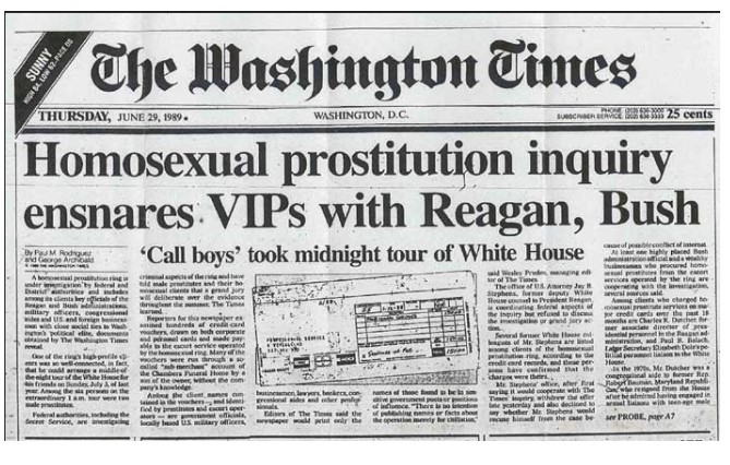 Reagan Pedo Blackmailed Bush