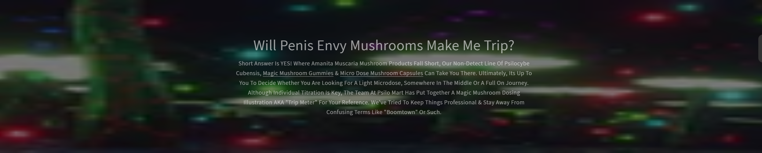 penis envy magic mushrooms