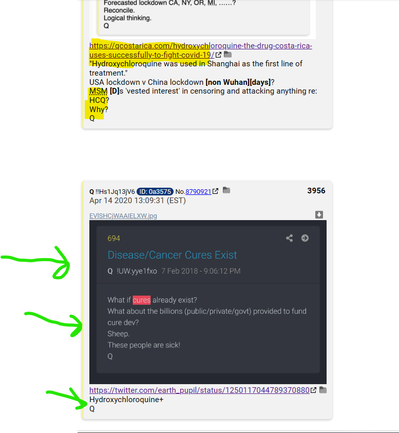 Q Post Cures For Cancer Exist